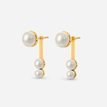 Pretty Pearls Gemstone Earrings