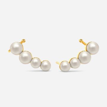 Luxe Pearls Gemstone Earrings