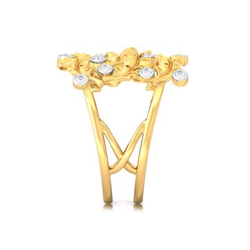 Spring Oak Diamond Rings