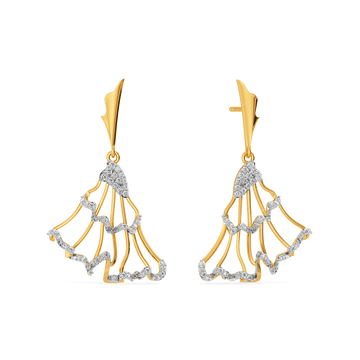 Ruffles Redefined Diamond Earrings