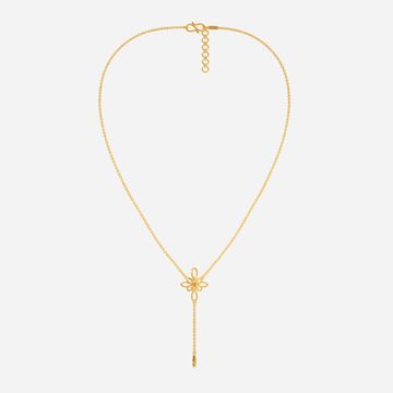 Calm Me Crochet Gold Necklaces