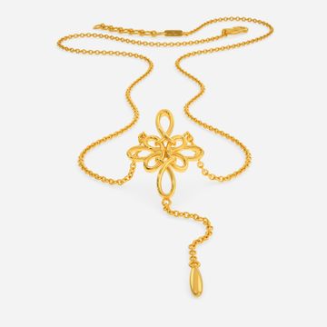 Calm Me Crochet Gold Necklaces