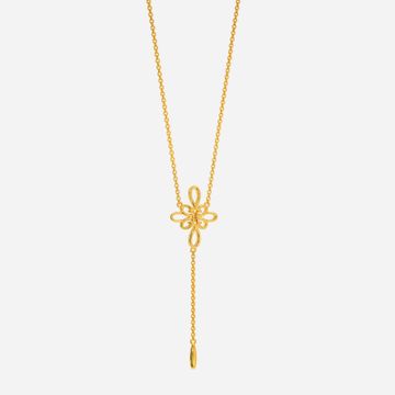 Calm Me Crochet Gold Necklaces
