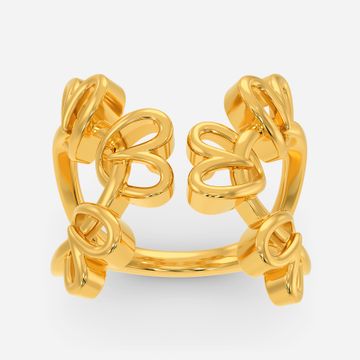 Braid O Crochet Gold Rings