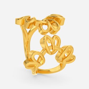 Braid O Crochet Gold Rings
