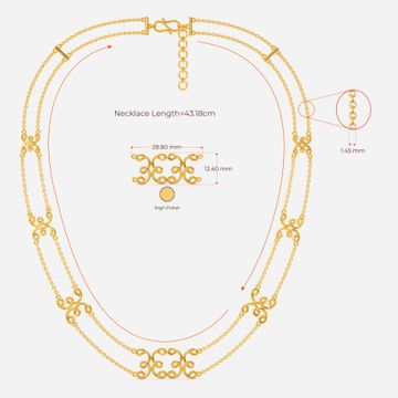 Beloved Braids Gold Necklaces