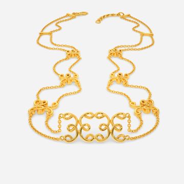 Beloved Braids Gold Necklaces