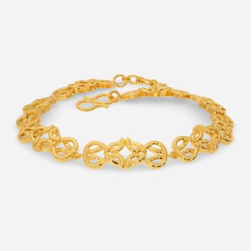 Charm O Crochet Gold Bracelets