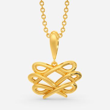 Braided Bliss Gold Pendants