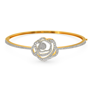 Power Petal Diamond Bangles