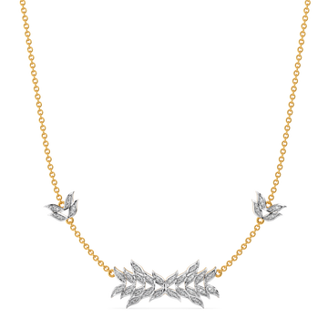 Ruffle Takeover Diamond Necklaces