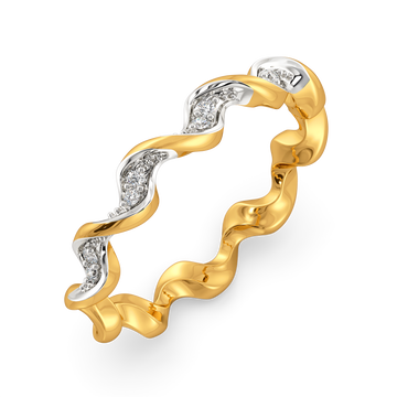 Dramatic Ruffles Diamond Rings