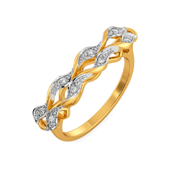 Iconically Ruffles Diamond Rings