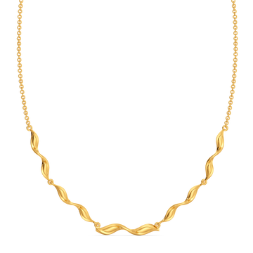 Nod to Ruffles Gold Necklaces