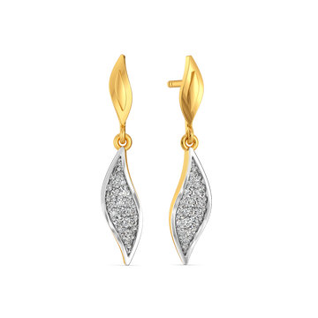 Keep it Flouncy Diamond Earrings