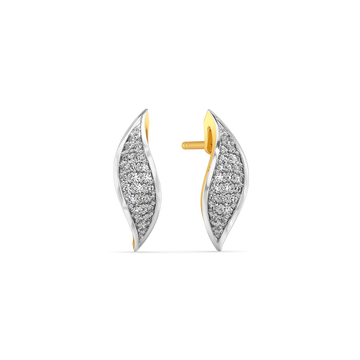 Keep it Flouncy Diamond Earrings