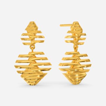 Dream Illusion Gold Earrings