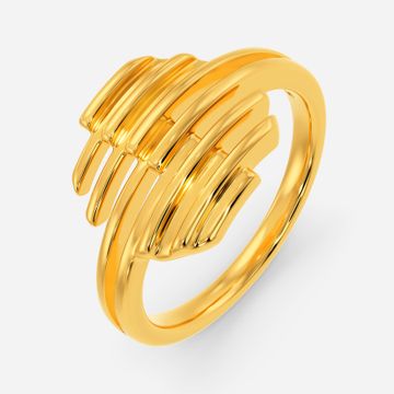 Infinite Cord Gold Rings