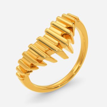 Blurry Bliss Gold Rings