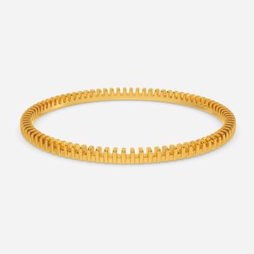 Surreal Harmonica Gold Bangles