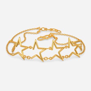 Starry Combat Gold Bracelets