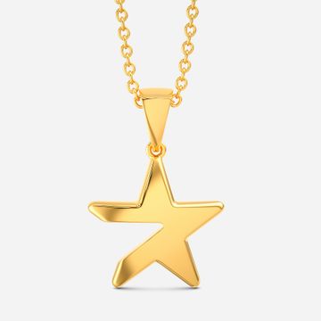 Starry Combat Gold Pendants