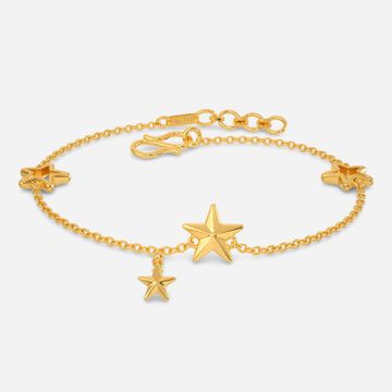 Shooting Star Gold Bracelets