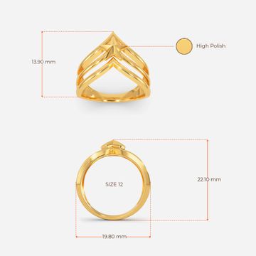 Big Bang Detour Gold Rings