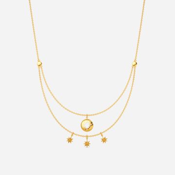 Comet Carefree Gold Necklaces