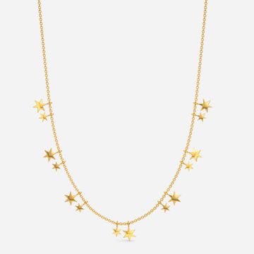 Martian Star Gold Necklaces