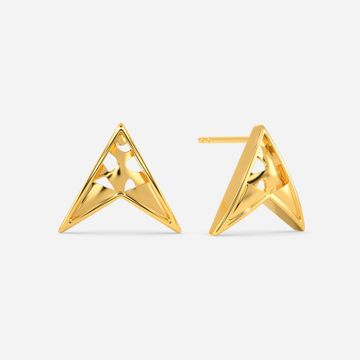 Wild Verve Gold Earrings