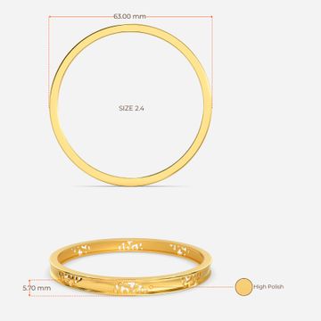 Jungle Cat Gold Bangles