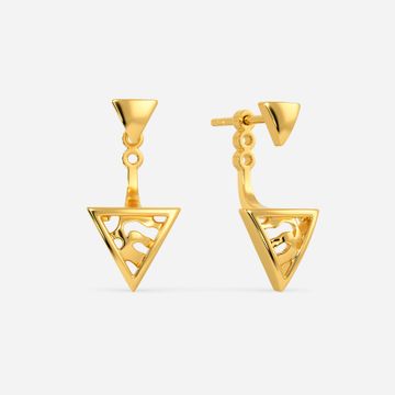 Territorial Tryst Gold Earrings