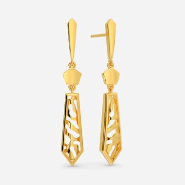 Wild Trails Gold Earrings