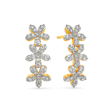 Spark of Romance  Diamond Earrings