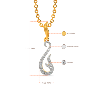 Breezy Romance Diamond Pendants