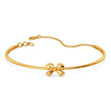 Dreamy Ribbons Gold Bangles
