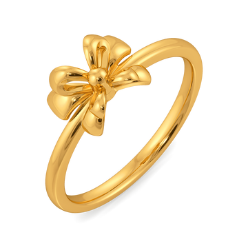 Lavish Knots Gold Rings