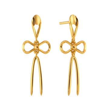 Poetic Beauty Gold Earrings