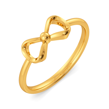 Poetic Beauty Gold Rings