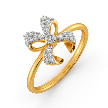 Dramatic Bows Diamond Rings