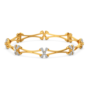Dramatic Bows Diamond Bangles