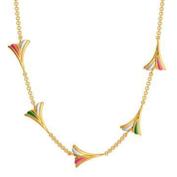 Groovy Drama Gold Necklaces
