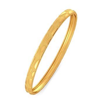 Curl Unfurl II Gold Bangles