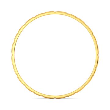 Curl Unfurl II Gold Bangles