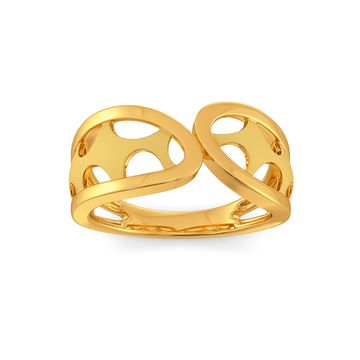 Dance of Dazzle Gold Rings