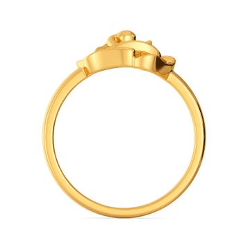 Gothic Roses Gold Rings