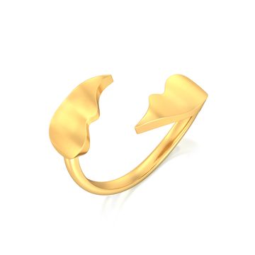 New Wave Gold Rings