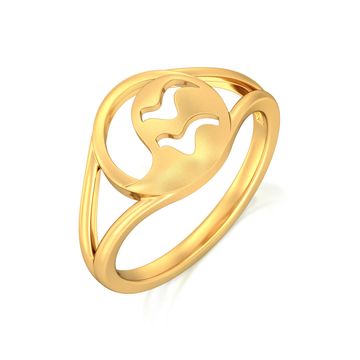 Boteh Beauty Gold Rings