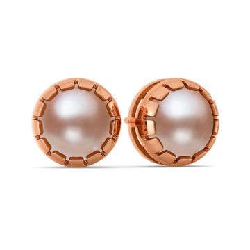 Play in Beige Gemstone Earrings